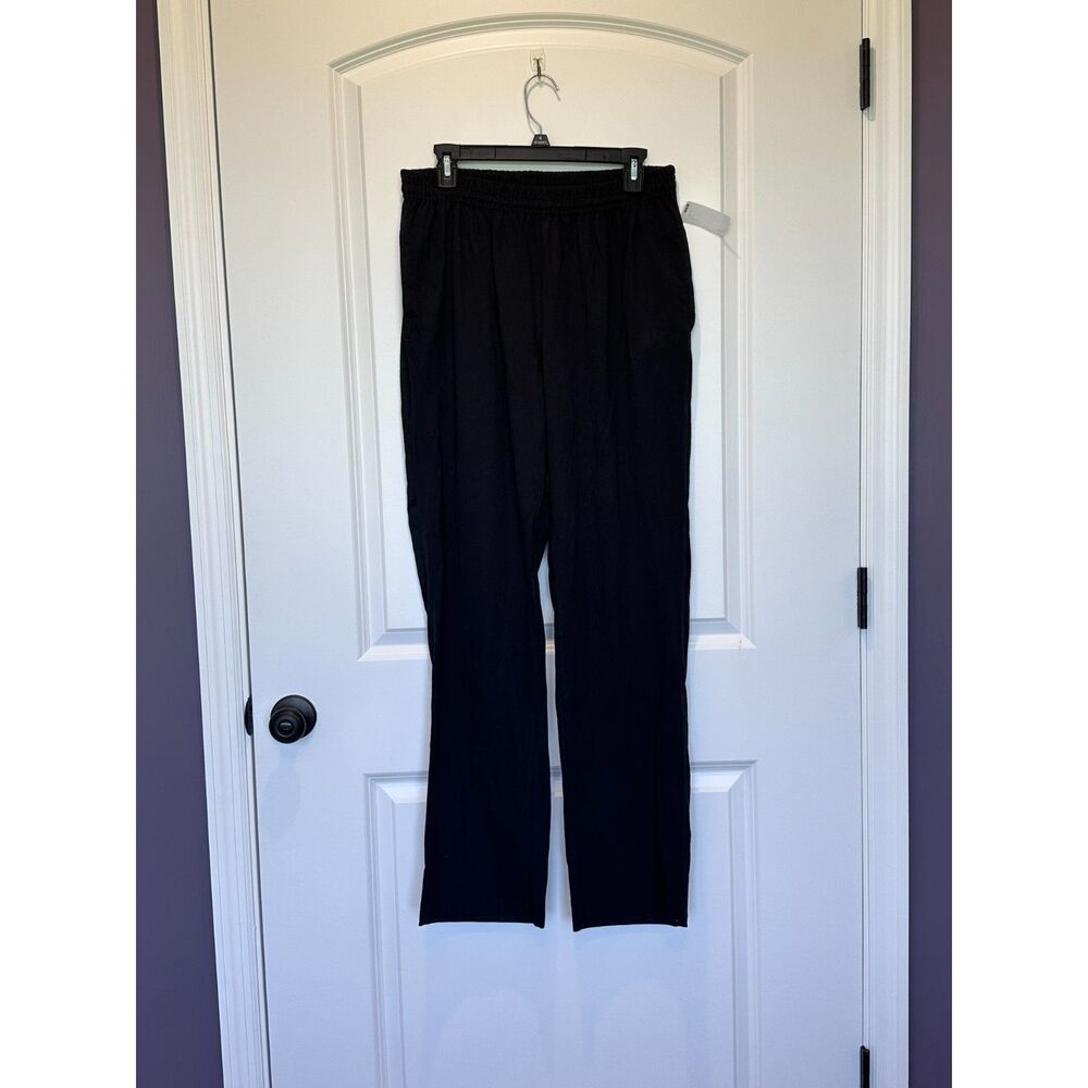 NWOT Hanes Pull-on Black Pants Size Medium